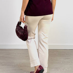 PANTALON PUNTO VIOLETA