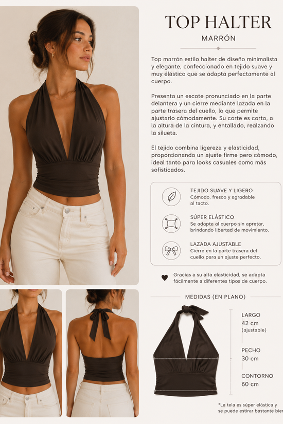 TOP ATADO AL CUELLO AMANDA