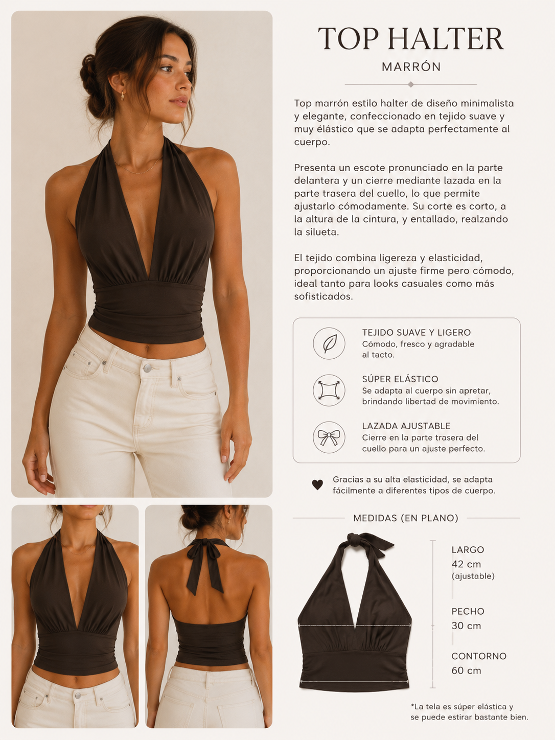 TOP ATADO AL CUELLO AMANDA