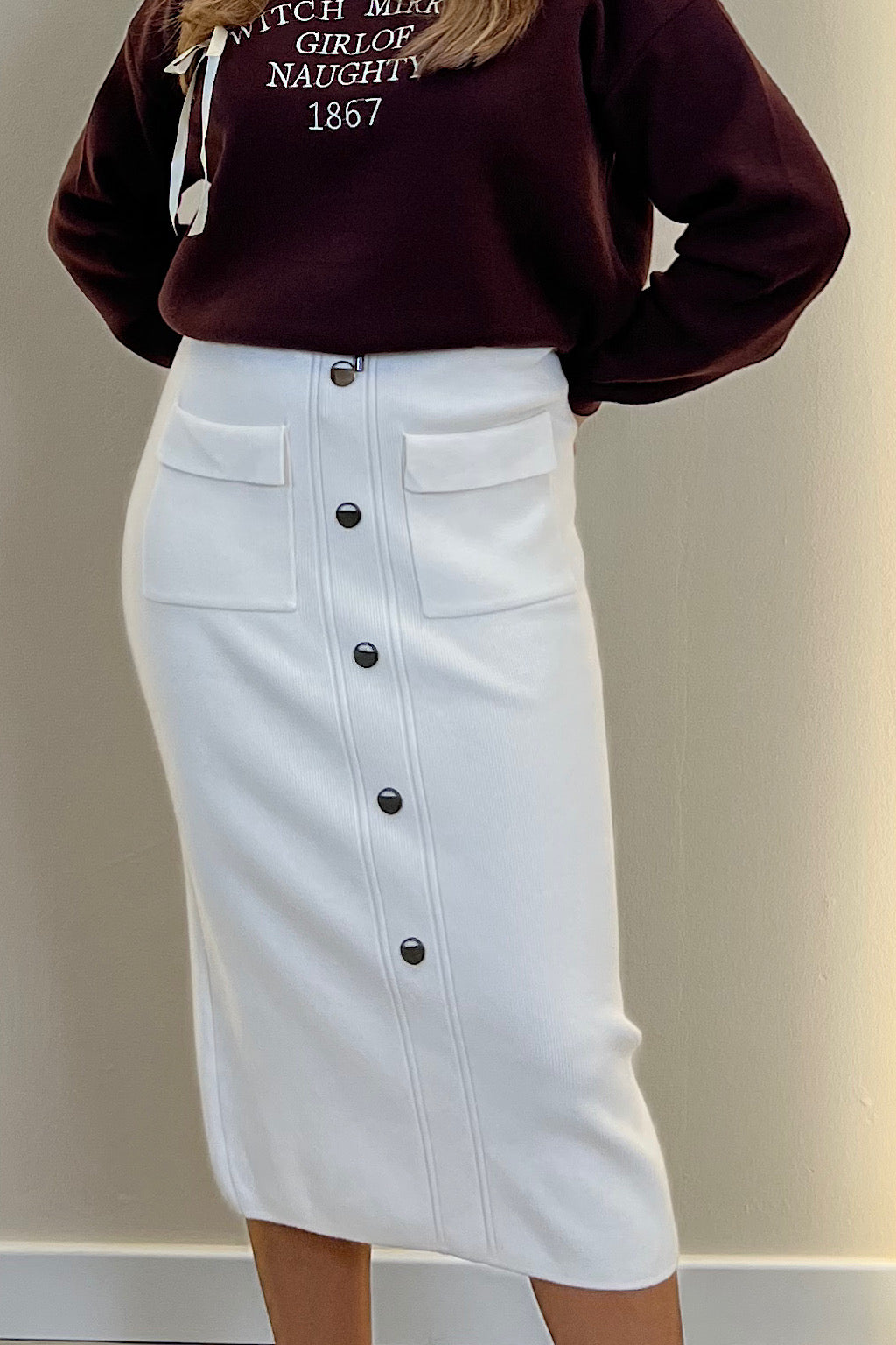 FALDA PUNTO MIDI ANDREA