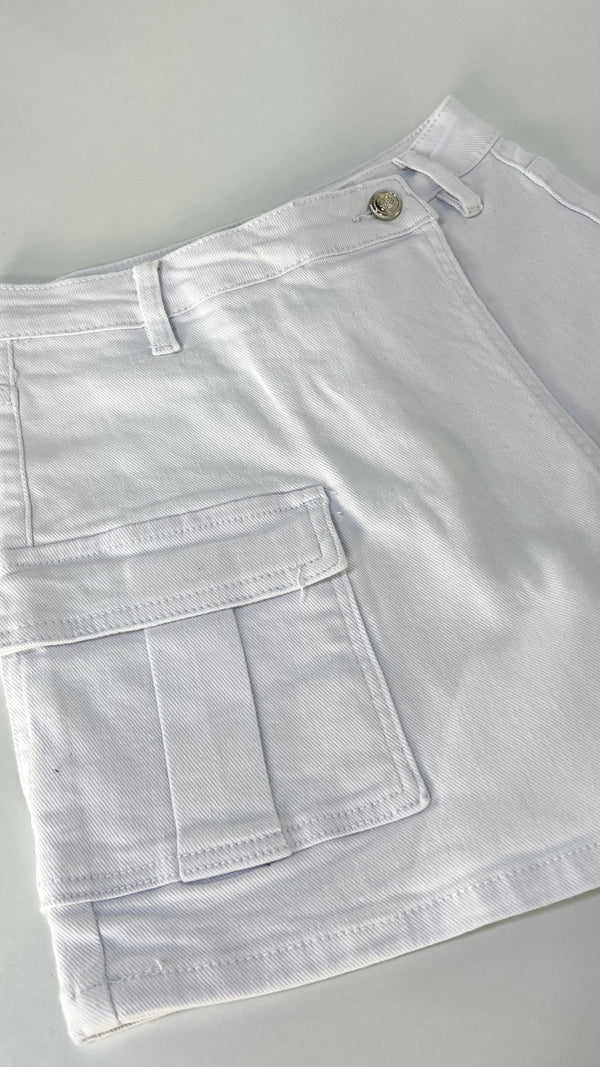 FALDA PANTALON BLANCA