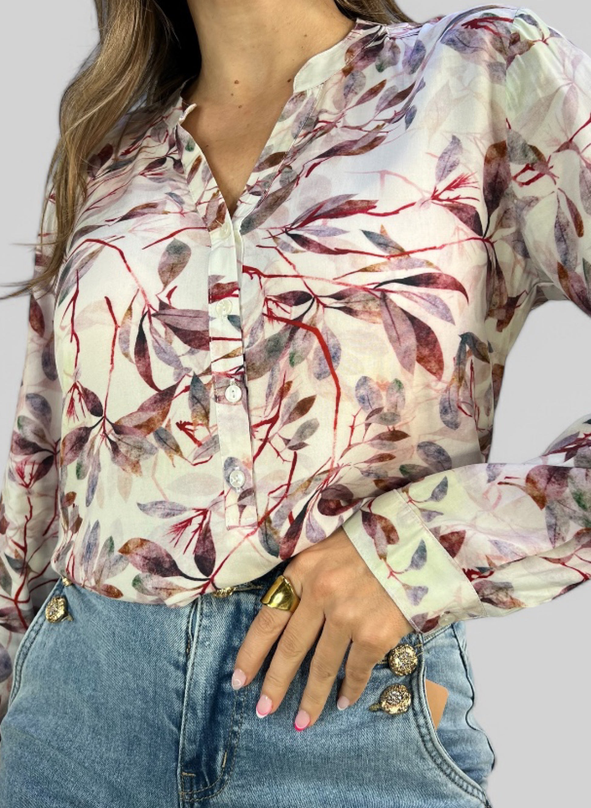 CAMISA FLORES BOTELI