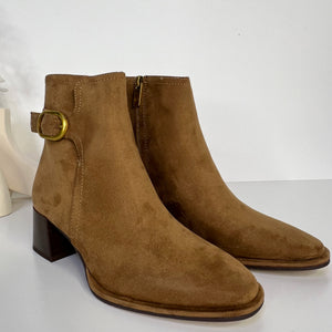 BOTIN ANTELINA CAMEL HEBILLA