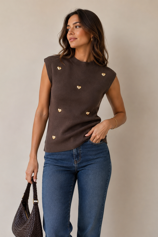 CAMISETA PUNTO CORAZONES