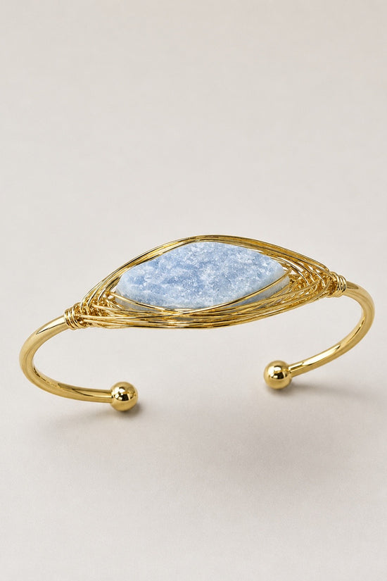 PULSERA RIGIDA PIEDRA NATURAL