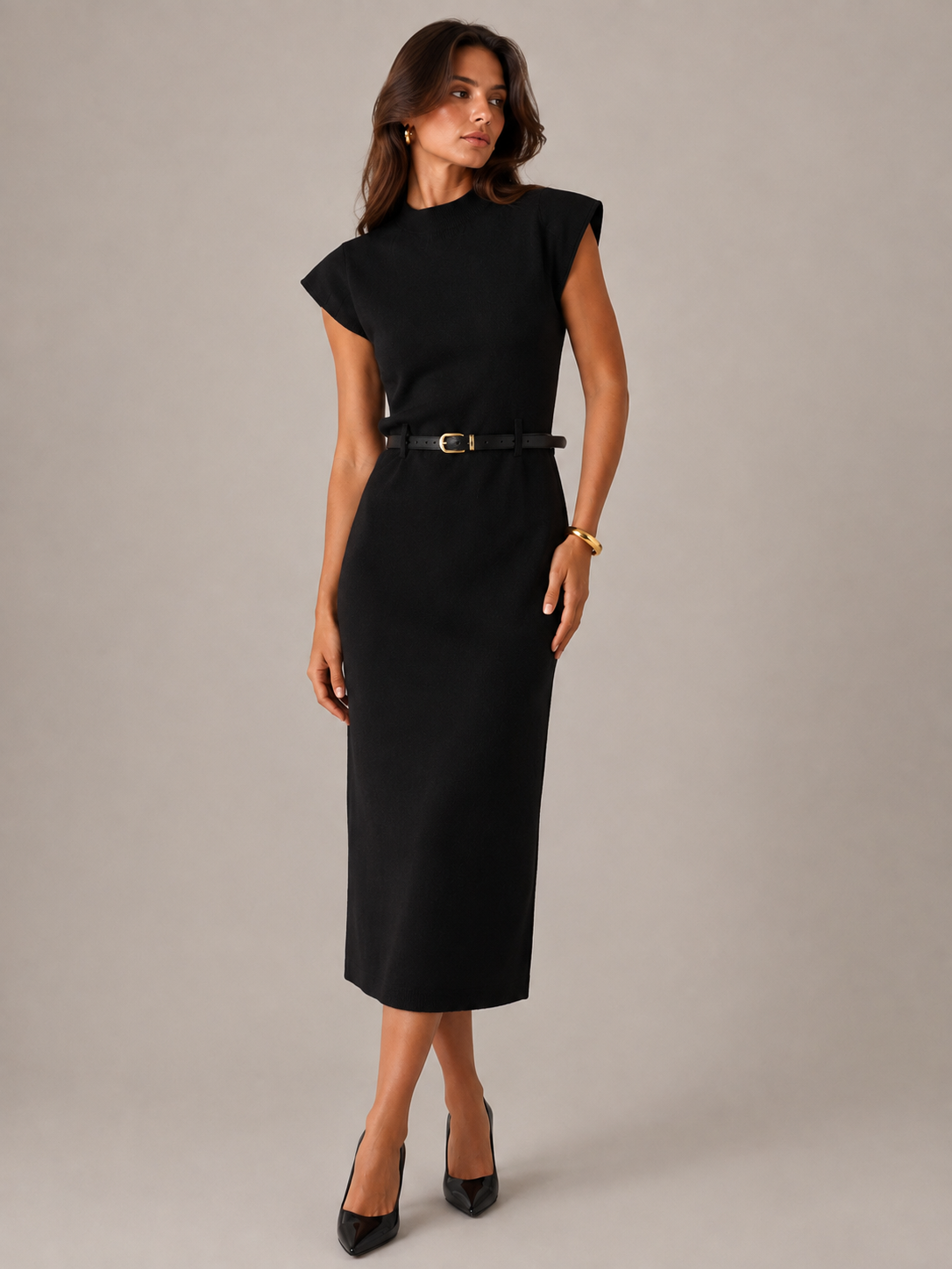 VESTIDO PUNTO POLIPIEL INDIRA