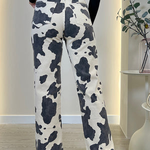 PANTALON ESTAMPADO COW PRINT