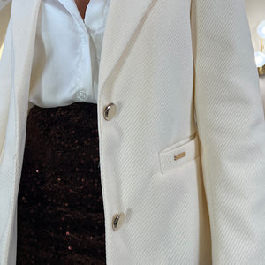 ABRIGO 3/4 PAÑO CANDELA