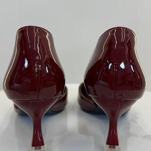 ZAPATO TACON SALON CHAROL GRANATE