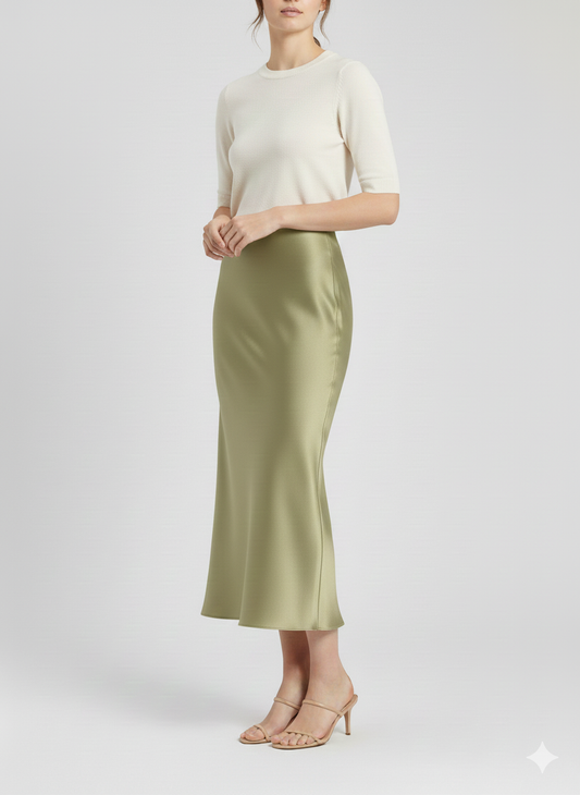 FALDA SATINADA OLIVIA