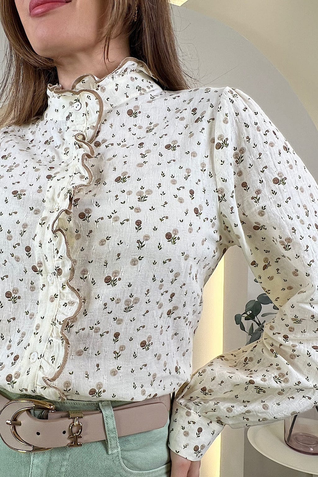 CHEMISE FLEURS CAROLIN