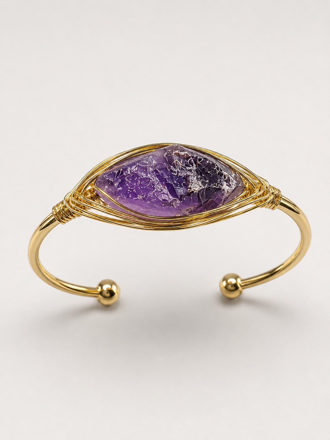 PULSERA RIGIDA PIEDRA NATURAL