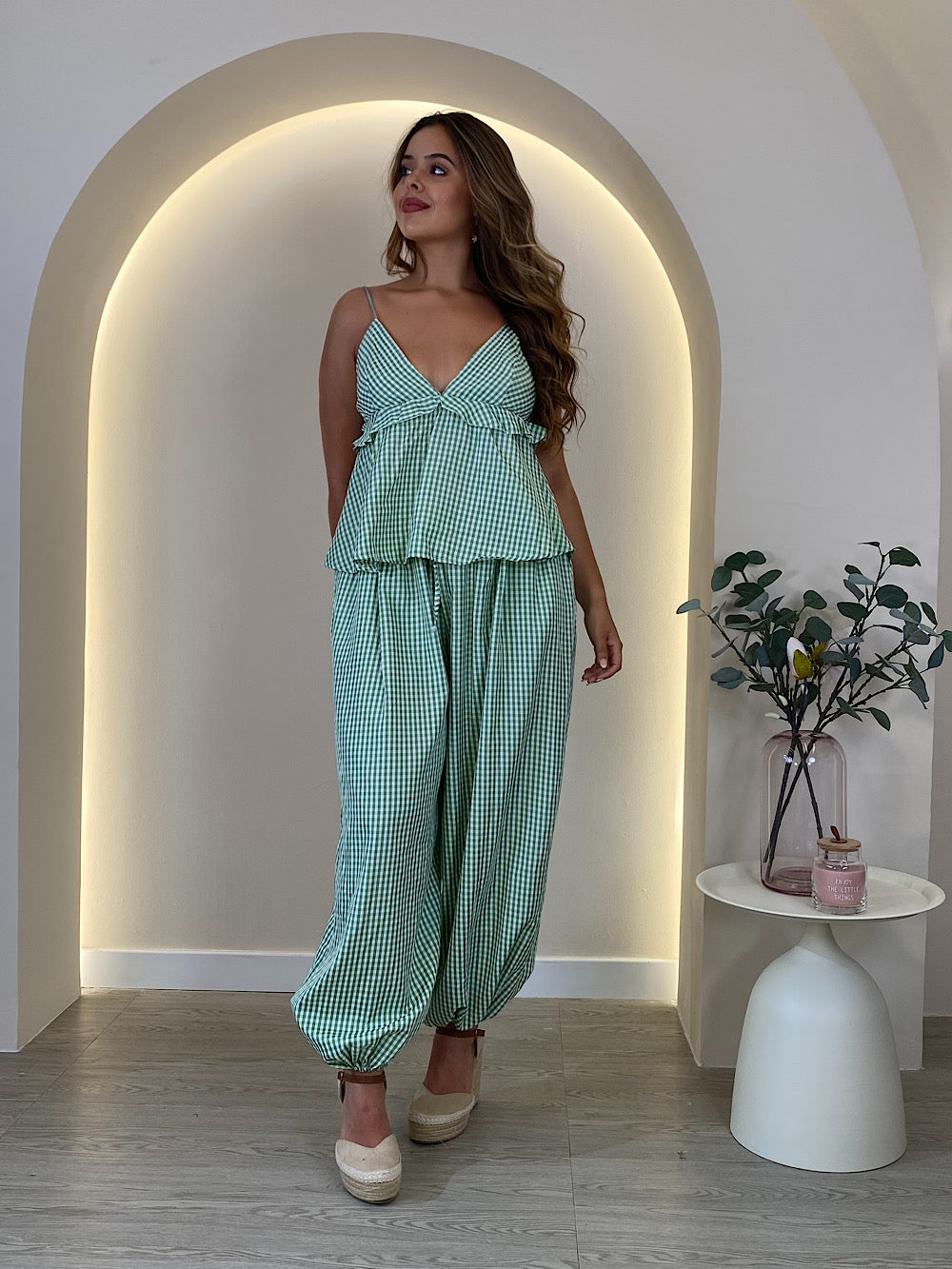 CONJUNTO VICHY BOMBACHO ALICIA