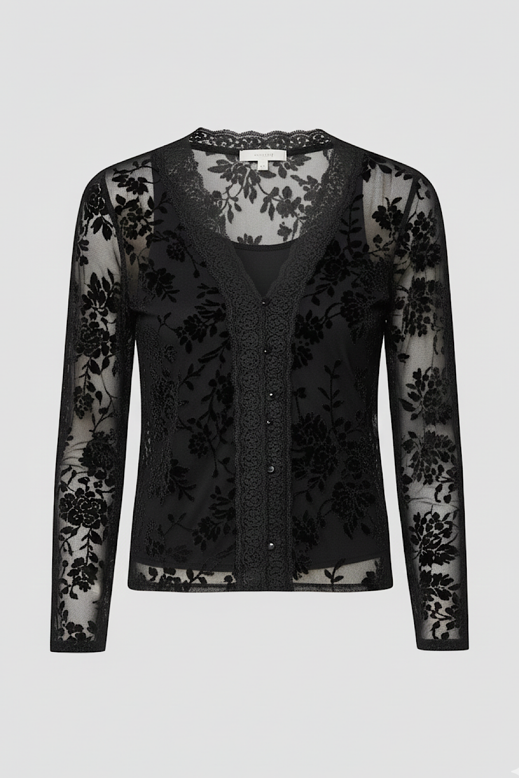 CAMISETA TRANSPARENCIA VIOLETA