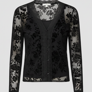 CAMISETA TRANSPARENCIA VIOLETA