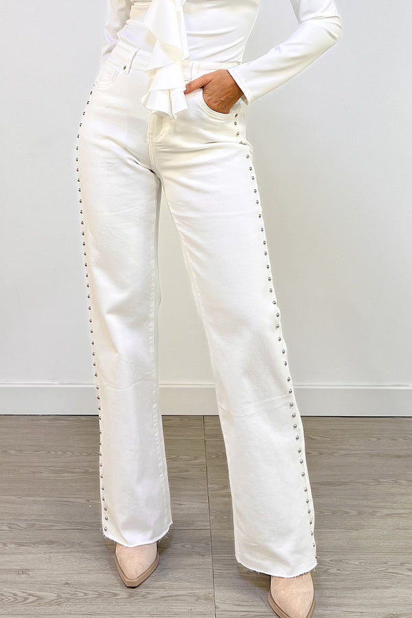 PANTALON TACHUELA BLANCO ALORA