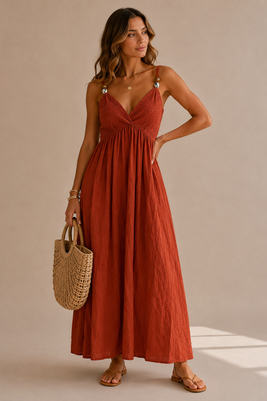VESTIDO MIDI BORDADO BIANCA