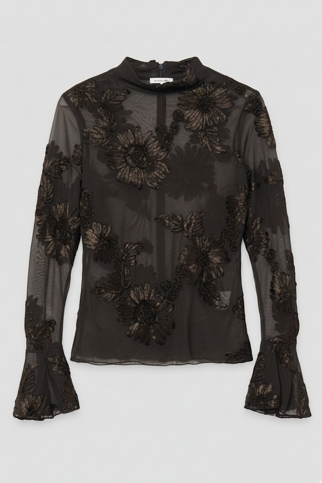 CAMISETA TRANSPARECIA FLORES