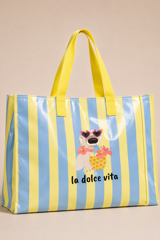 BOLSO DE PLAYA PLASTIFICADO SUMMER