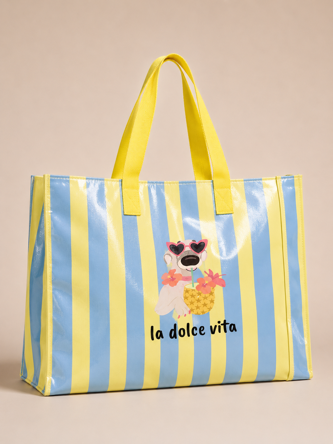 BOLSO DE PLAYA PLASTIFICADO SUMMER