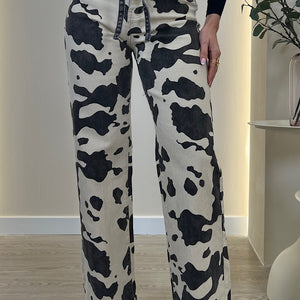 PANTALON ESTAMPADO COW PRINT