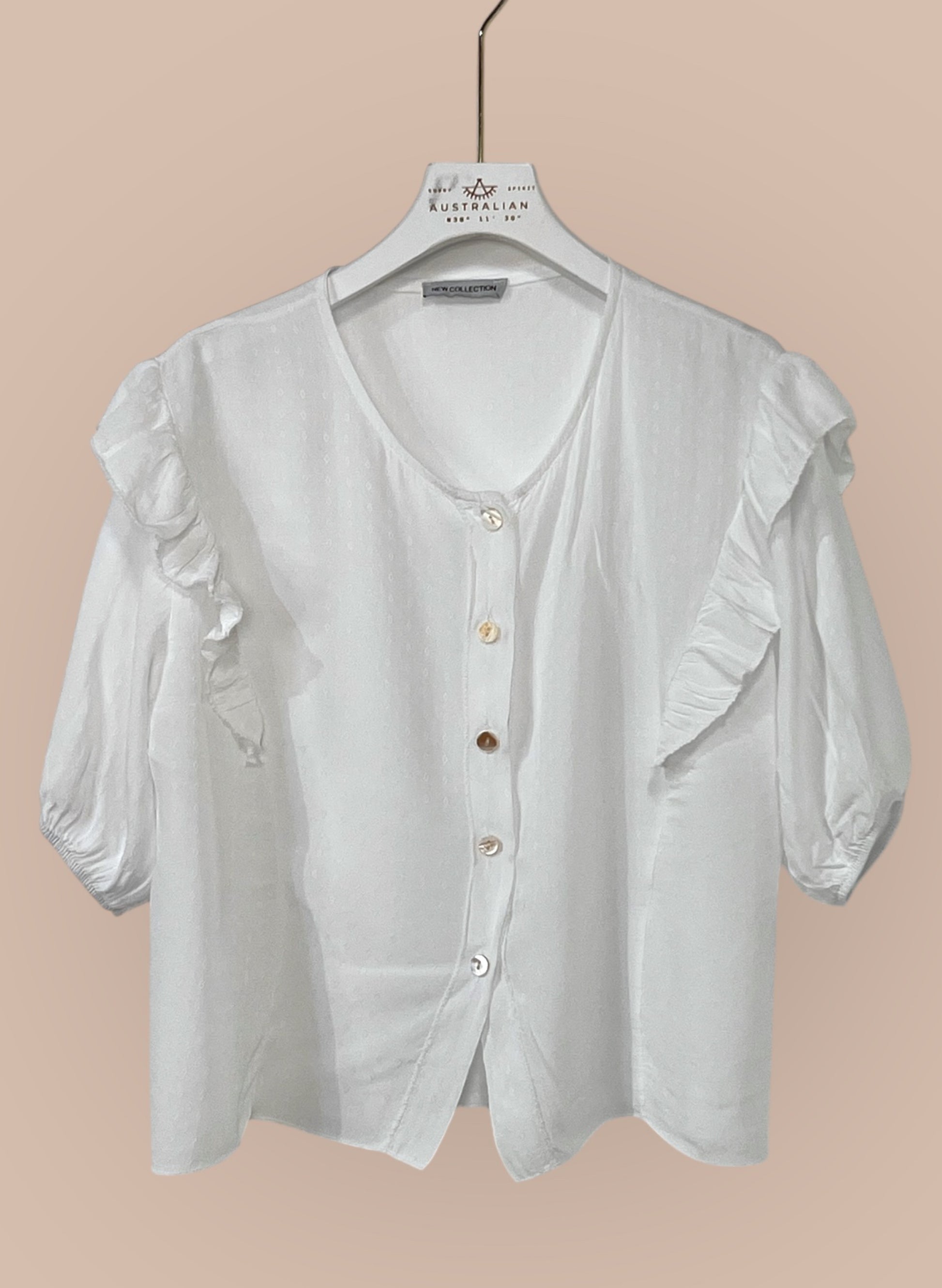 CAMISA CORTA VOLANTES