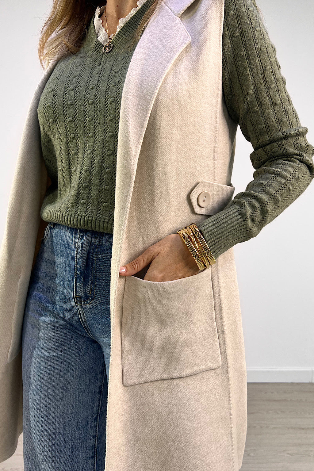 CHALECO CLASIC AMARANTA