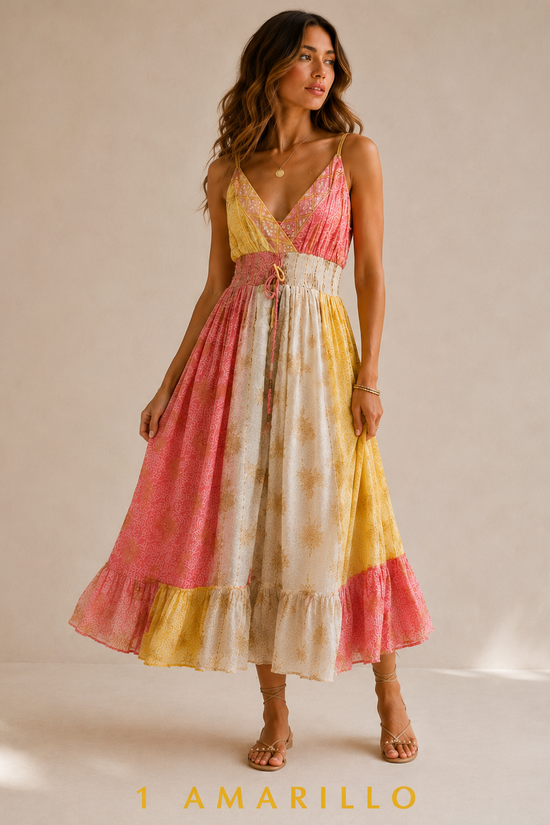 VESTIDO MIDO BOHO RIVIERA