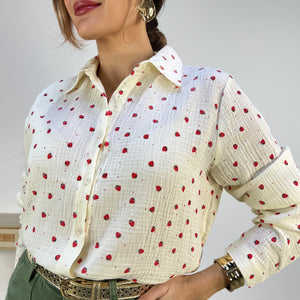 CAMISA ESTAMPADO FRESAS