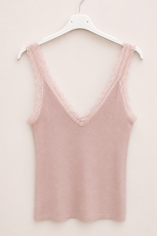 CAMISETA PUNTO PUNTILLA CLEO