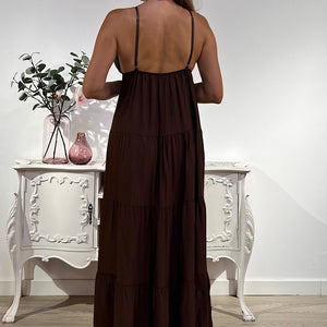 VESTIDO LARGO CACAO SUNSET