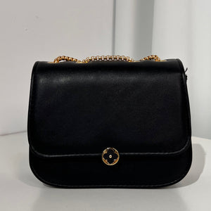 BOLSO PEQUEÑO DETALLE BOTON FLOR