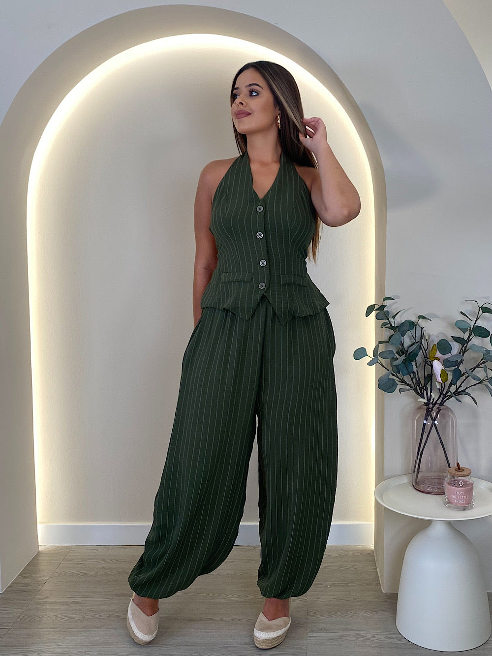 CONJUNTO DOS PIEZAS RAYAS VICTORIA