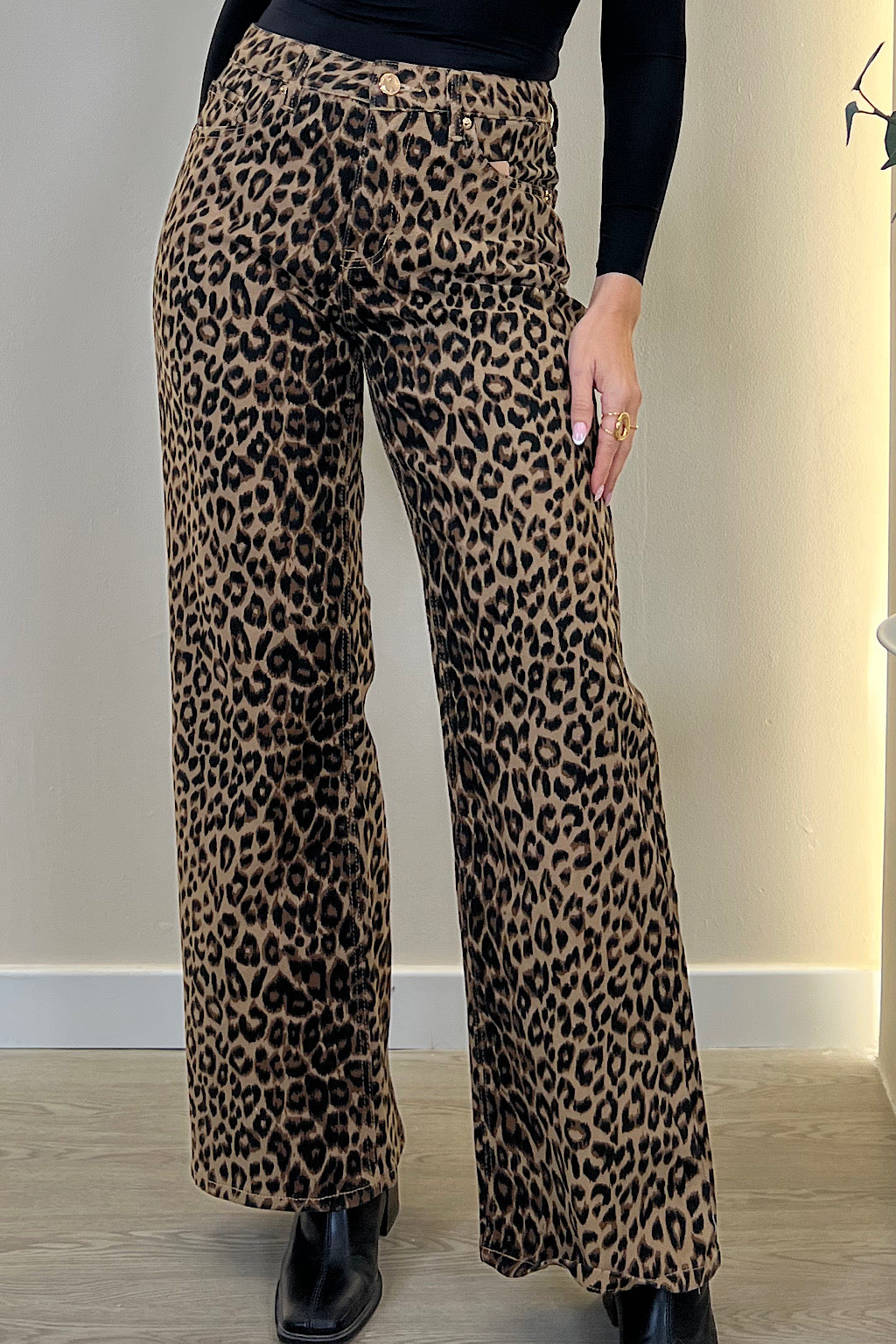 PANTALON LEOPARDO WIDE LEG