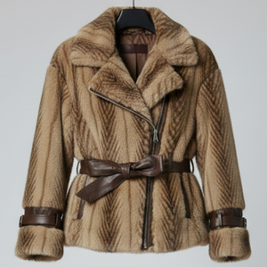 CHAQUETA COMBI PELO Y POLIPIEL WENDY