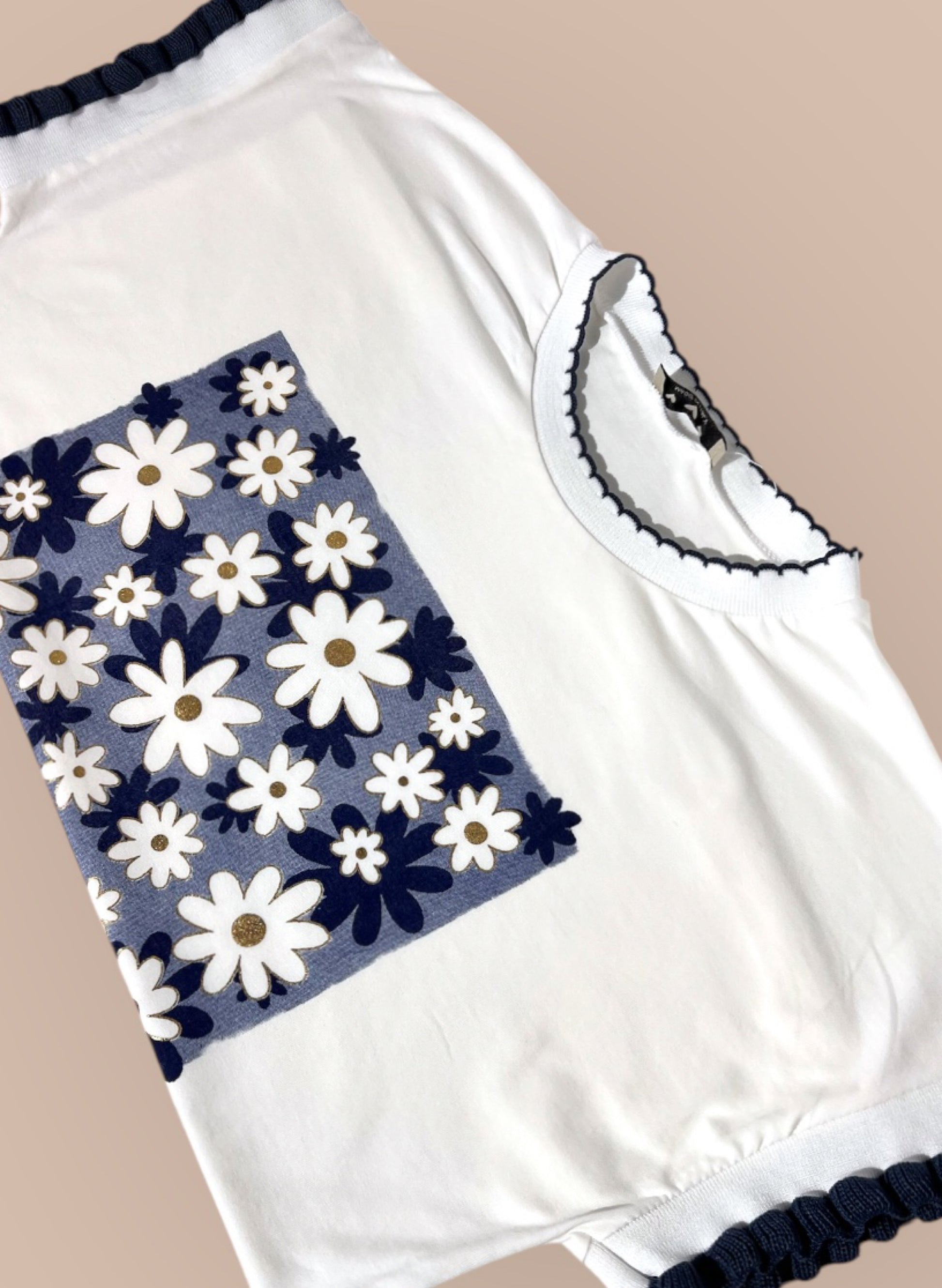 CAMISETA MANGA CORTA FLORES