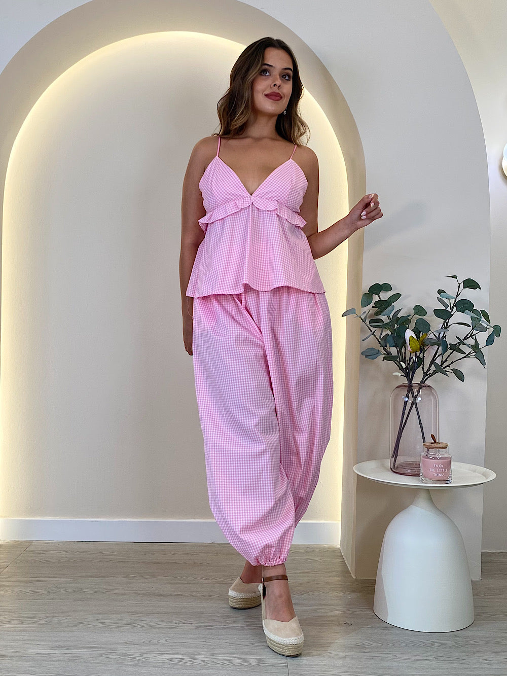 CONJUNTO VICHY BOMBACHO ALICIA