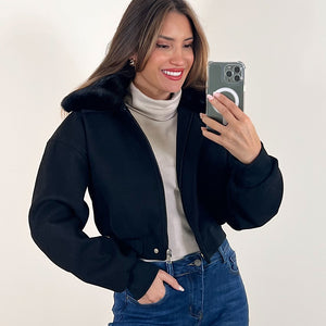 BOMBER CUELLO PELITO