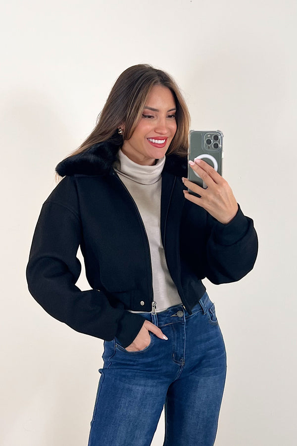 BOMBER CUELLO PELITO