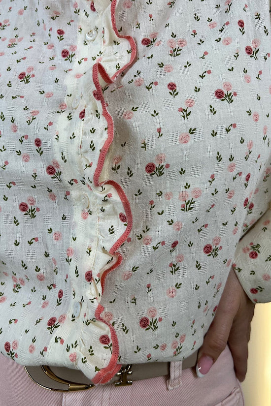 CHEMISE FLEURS CAROLIN