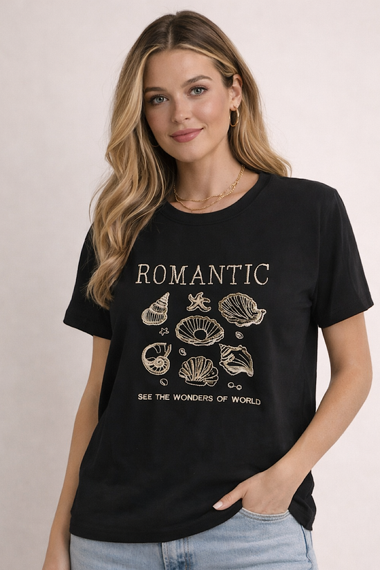 CAMISETA MANGA CORTA ROMANTIC