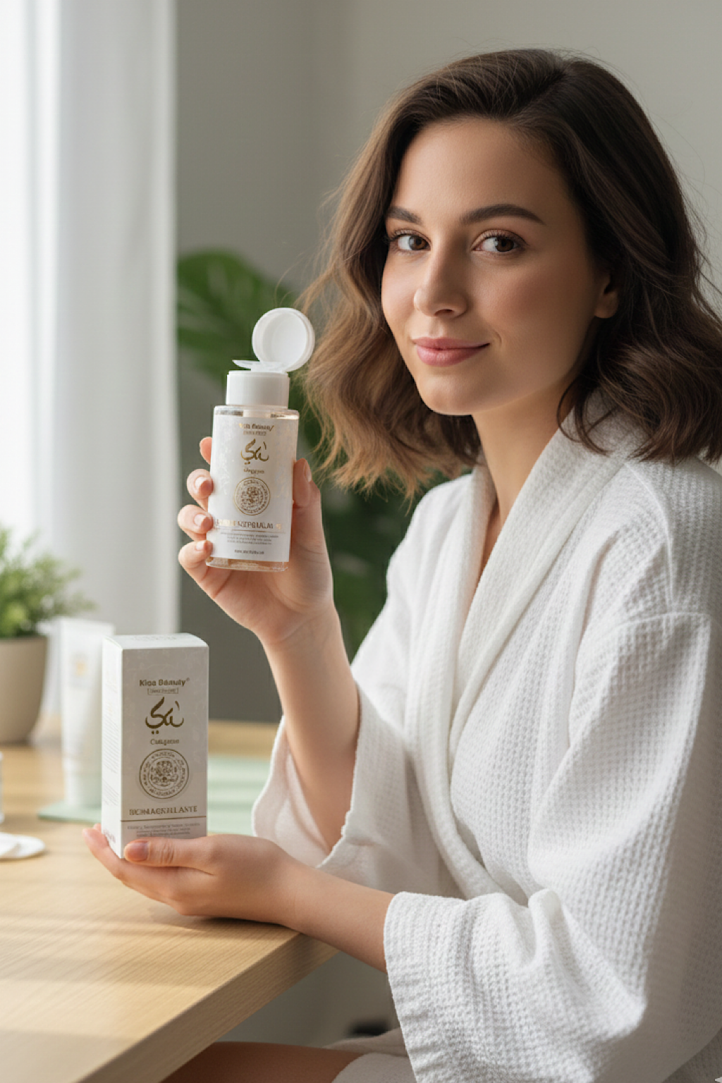 AGUA MICELAR DESMAQUILLANTE CON COLAGENO Y ALOE VERA