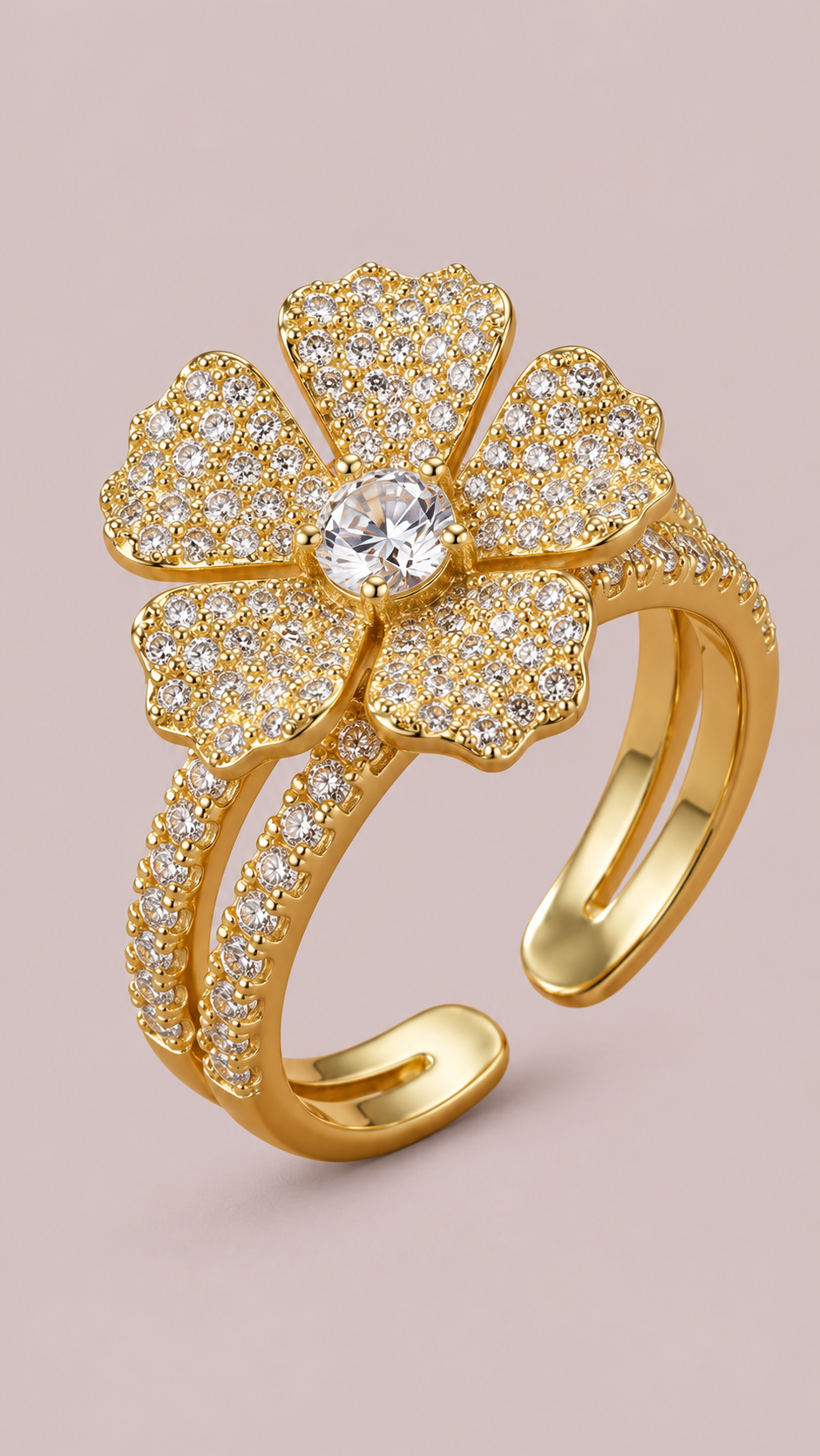 ANILLO FLOWER CHRYSTAL