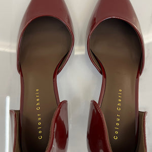 ZAPATO TACON SALON CHAROL GRANATE