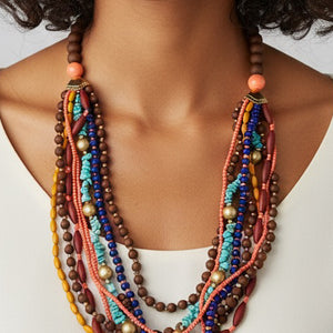 COLLAR ETINICO MULTICOLOR