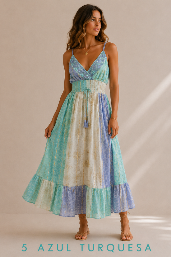VESTIDO MIDO BOHO RIVIERA
