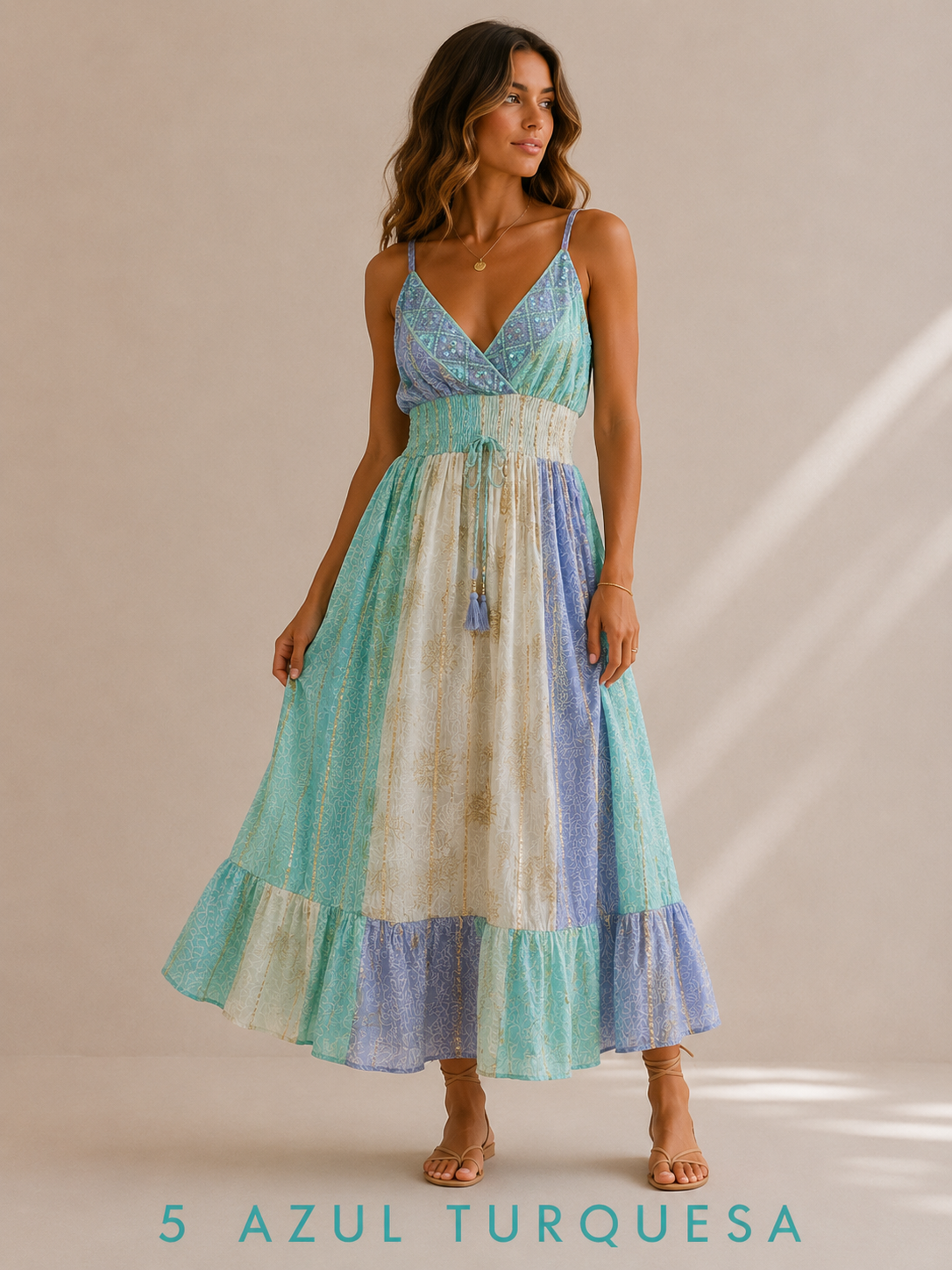 VESTIDO MIDI BOHO RIVIERA