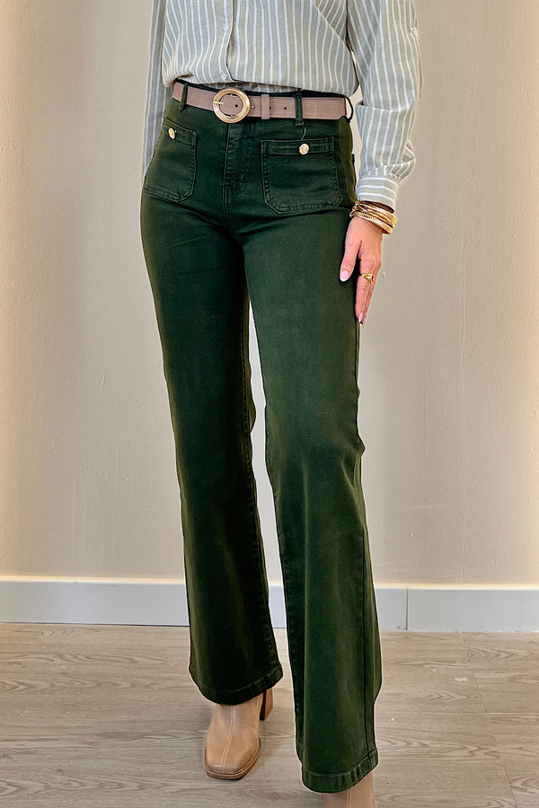 PANTALON VAQUERO BOLSILLOS LESLIE