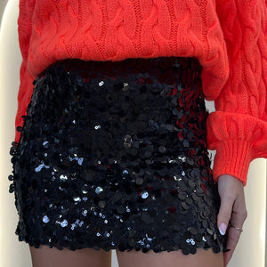 FALDA LENTEJUELAS GRANDES
