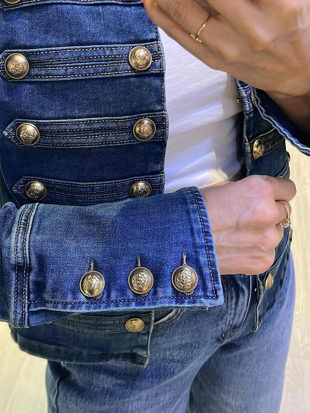CHAQUETA DENIM BOTONES URBAN
